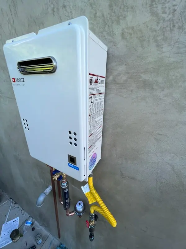 Tankless water heater installation for Eagle Creek homes